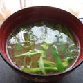 がるばんぞママ's cooksnap of when they made ピーマンのみそ汁.