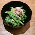 うなし～'s cooksnap of when they made 材料3つ小松菜と平茸とベーコンの炒め物.