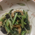 はろにゃん's cooksnap of when they made わさび風味☆小松菜と海苔の煮浸し.