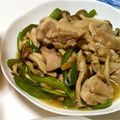 如月拓海's cooksnap of when they made 鶏肉のガリバタ炒め.