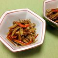 サンディサンディ's cooksnap of when they made プレ農家めし◆ごぼう人参と牛肉のキンピラ.