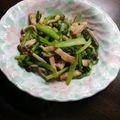 てるりん＊'s cooksnap of when they made 小松菜とベーコンのスタミナ炒め.