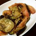 雨好き's cooksnap of when they made 茄子とトマトのガーリックマヨチーズ！.