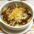 もり公's cooksnap of when they made シチュールーで挽肉とキャベツの重ね焼き☆.