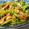 しおとも's cooksnap of when they made 韓国風鶏ササミときゅうりの和えもの☆.