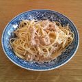 ぴゅるる's cooksnap of when they made 混ぜるだけ！梅ツナマヨパスタ.