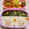ちっちchan's cooksnap of when they made キャラ弁☆ひょっこりうさぎちゃん☆.