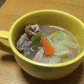 ♪ミチル♪'s cooksnap of when they made ＊絶品♡鶏肉と葱の生姜スープ＊.