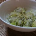 ＋SUN3's cooksnap of when they made しらすのさっぱり♪レモン和え☆.