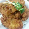 じゅん（＊・ω・）ノ's cooksnap of when they made めんつゆでたれカツ丼！.