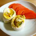 Nekozame's cooksnap of when they made お弁当★レンジでささみのかぼちゃチーズ巻.
