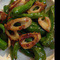 motchママ's cooksnap of when they made しし唐と竹輪のアジア風☆きんぴら.