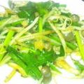 ★ぁねえ★'s cooksnap of when they made にらともやしのひき肉ピリ辛炒め.