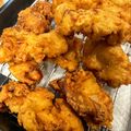 馬鹿三昧's cooksnap of when they made ウチの鉄板！鶏ささみのカリカリから揚げ.