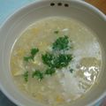 もこりこ's cooksnap of when they made コーンと卵のトロトロスープ☆.