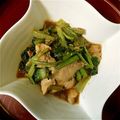 ももとちるちる's cooksnap of when they made 簡単節約！焼肉風鶏と小松菜の炒め物.