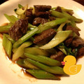 こたろ★'s cooksnap of when they made 簡単♪牛肉とセロリのオイスターソース炒め.