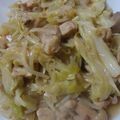 つぁっきー's cooksnap of when they made 鶏肉とキャベツと豆もやしの香味炒め.