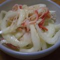 conn's cooksnap of when they made 簡単セロリとカニカマのマリネ.