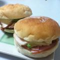 ☆こまっと☆'s cooksnap of when they made 鶏ハムサンドウィッチ.