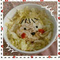 ひぴちゅー's cooksnap of when they made 冷蔵庫整理★　千切り野菜の巣ごもり卵.