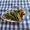 ﾁｲﾁｬﾝﾏﾏ's cooksnap of when they made ちくわと十六ささげの炒め煮.