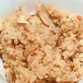 なとか's cooksnap of when they made しめじと油揚げの白だし炊き込みごはん。.