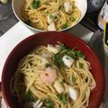 あのと's cooksnap of when they made 簡単！シーフードパスタ.