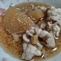 tugumie's cooksnap of when they made 大根と豚肉のオイスター生姜煮.