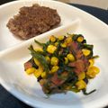 ٩(^‿^)۶'s cooksnap of when they made ほうれん草のベーコンバター炒め☆時短料理.
