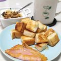 ぱふ's cooksnap of when they made サイコロ炒り食パン🍁メープルシロップ.