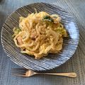 akoママクック's cooksnap of when they made うどんカルボナーラ.