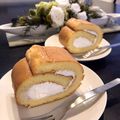 豆だいふく子's cooksnap of when they made しっとりふわふわ簡単にできるロールケーキ.