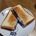 和☆2049's cooksnap of when they made 大福入り♡ホットサンド.