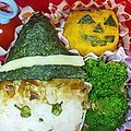 りさよとうみ's cooksnap of when they made 南瓜煮物で簡単カワイイ♪ハロウィン弁当.