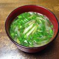Sakipeko's cooksnap of when they made ○。風邪薬？ネギスープ。○.