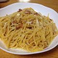 ｓｈａｂｏｎ's cooksnap of when they made 絶品☆失敗ゼロのカルボナーラ（TV再現）.