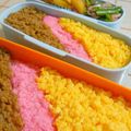 nasubeam's cooksnap of when they made キレイで自画自賛♡春のそぼろ弁当♡.