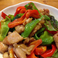 ♡iroha♡'s cooksnap of when they made 万願寺とうがらしと鶏肉の炒め物.
