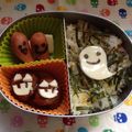 ｊ−ｊ−ｆ's cooksnap of when they made キャラ弁＊チキンライスde簡単ハロウィン.