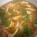 ポムポムポヨコ's cooksnap of when they made いんげんと油揚げの味噌汁.