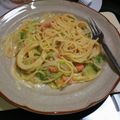 完熟ミカン's cooksnap of when they made ほうれん草と鮭のクリームスパ.
