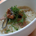 8itao8's cooksnap of when they made 茄子と蓮根のサクサク冷しうどん.