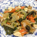 minhee42's cooksnap of when they made 我が家の大根葉の豆腐炒め.