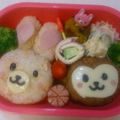 クルミ☆'s cooksnap of when they made キャラ弁♡なかよしおにぎり.