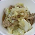 HappyKoron's cooksnap of when they made キャベツと豚肉炒め煮.