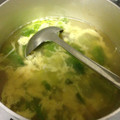 まゆん1012's cooksnap of when they made 超簡単♪レタスとたまごのスープ.
