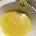 あんずてぃー☆'s cooksnap of when they made ハロウィンおばけのかぼちゃスープ.