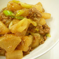 Ery*'s cooksnap of when they made しみしみ大根の挽肉きのこのあんかけ.