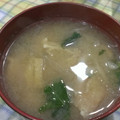 ラリー＆サラ's cooksnap of when they made 大根と油揚げのお味噌汁♪.